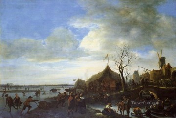 ヤン・ステーン Painting - 冬のオランダ風俗画家ヤン・ステーン